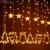 Elk Bell String Light LED Christmas Decor For Home Hanging Garland Christmas Tree Decor Ornament 2022 Navidad Xmas Gift New Year ► Photo 1/6