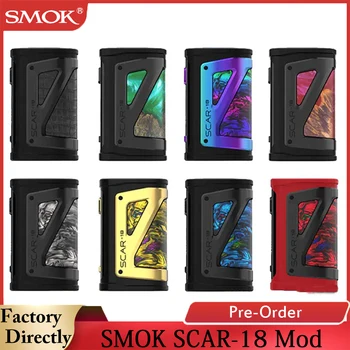 

Pre-order SMOK SCAR-18 Box Mod VM TC 230W Electronic Cigarette Vape SCAR 18 Vape Vaporizer IQ-X Chip Support TFV9 Tank V9