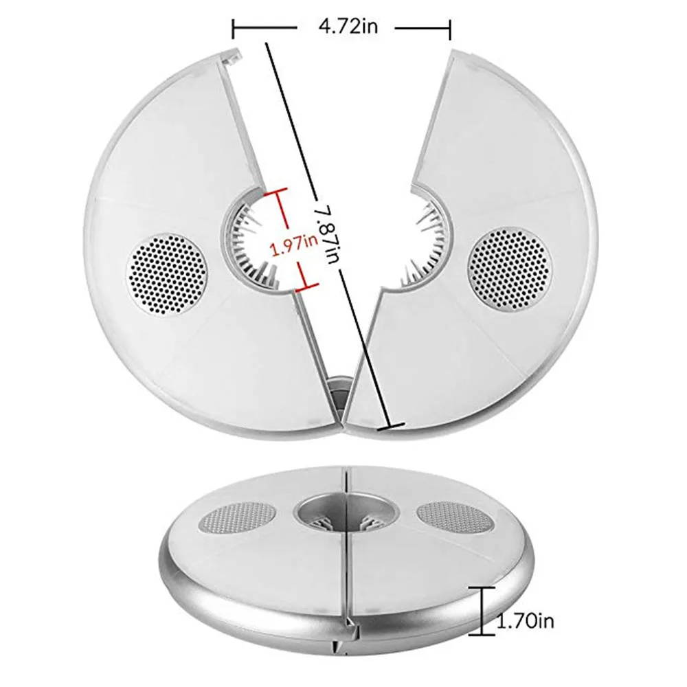 Перезаряжаемый уличный Зонт с USB зонт для патио музыкальный садовый светильник