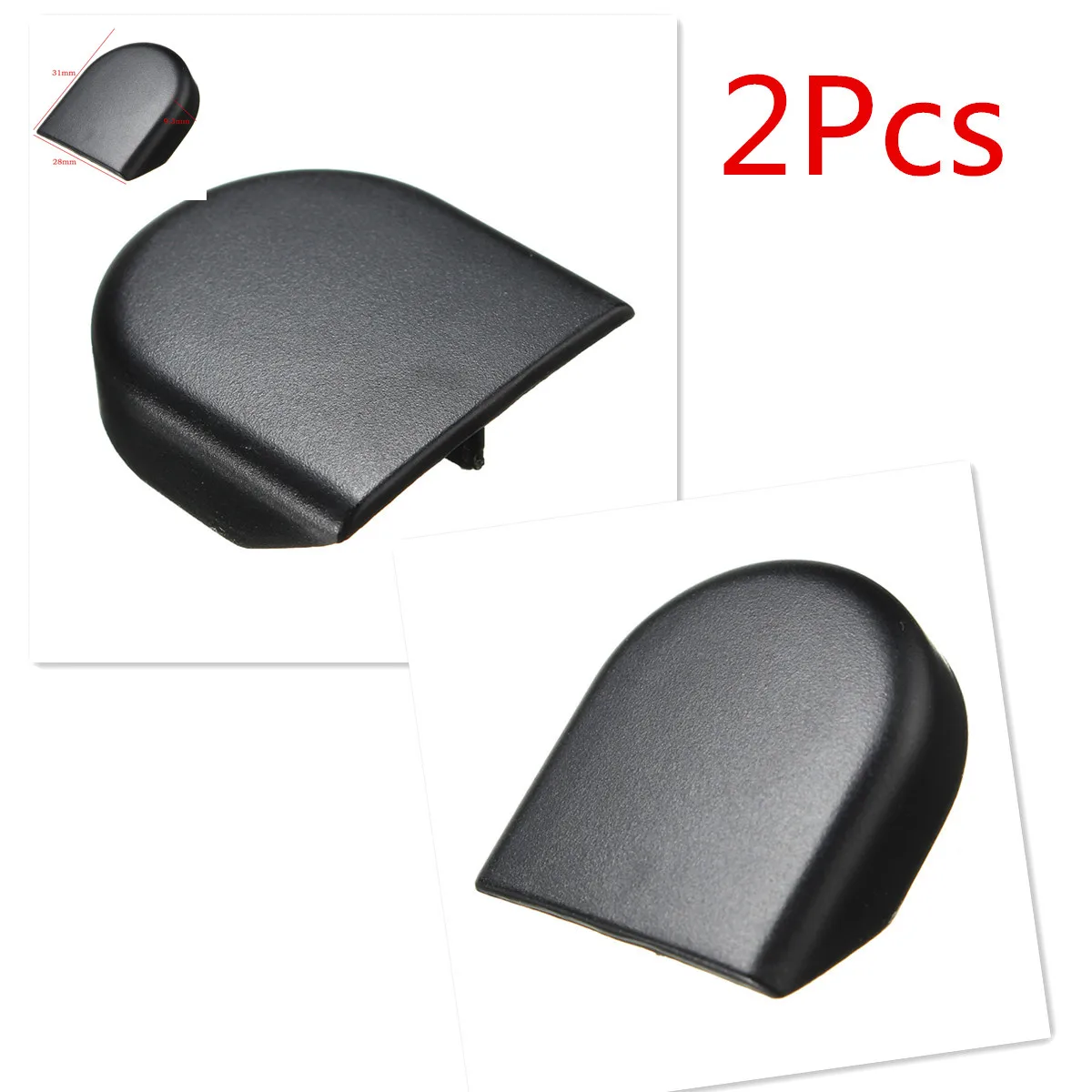 

2pcs Car Wiper Arm Screw Cover Cap Head Nut For Toyota Yaris Corolla Verso Auris Plastic