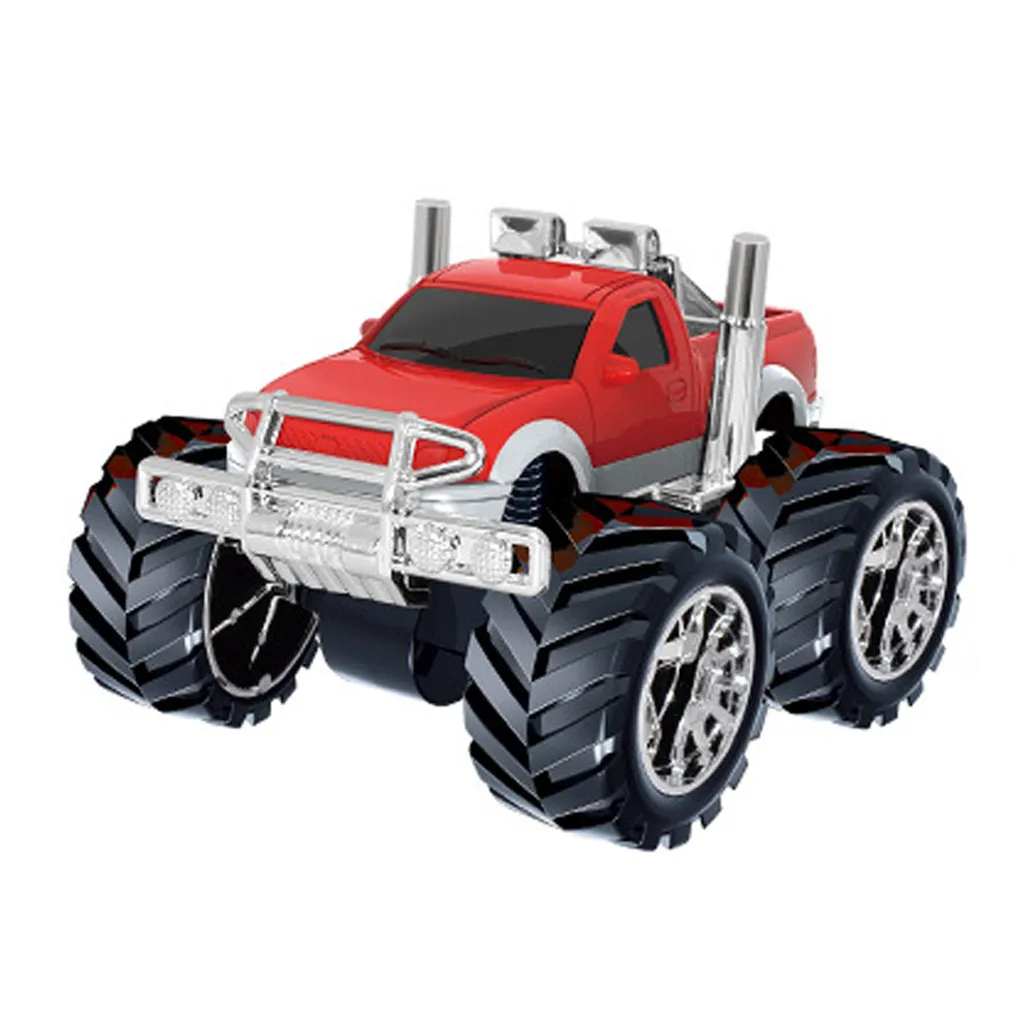 Inertia Four-Wheel Drive Off-Road Vehicle Mini Construction Vehicle Simulation Model Toy Baby Car Gifts #B