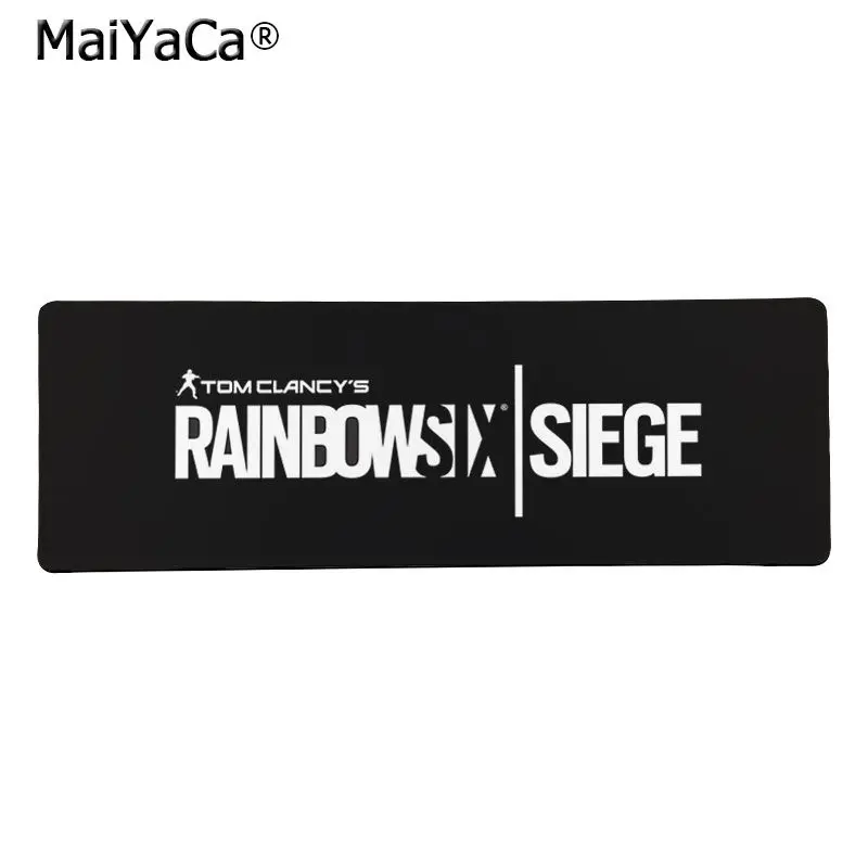 MaiYaCa высокое качество Tom Clancy Rainbow Six Siege DIY дизайн игровой с узором коврик для мыши большой коврик для мыши клавиатуры - Цвет: Lock Edge 30x80cm