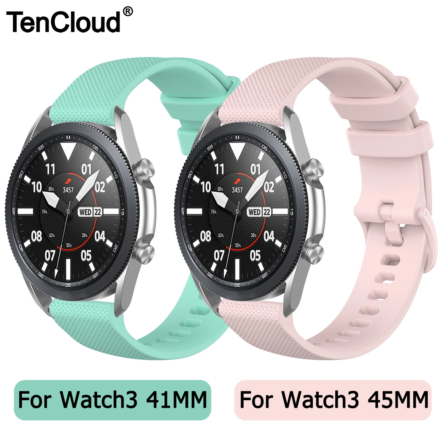 Band For Samsung Galaxy Watch 3 Sm R850 R840 R500 Silicone Wrist Strap For Samsung Galaxy Watch Active 3 2 Gear S3 Bracelet Smart Accessories Aliexpress