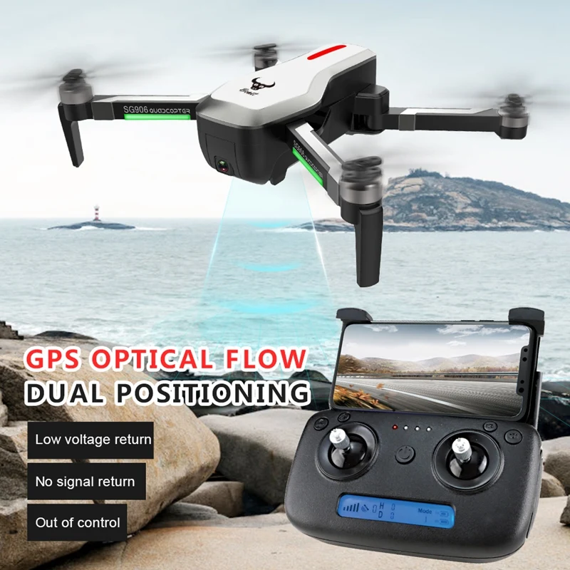 SG906 4K Дрон камера gps 5G wifi FPV RC Дрон бесщеточный селфи Дрон с камерой HD Квадрокоптер складной Дрон Квадрокоптер RTF