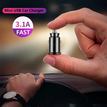 

Mini USB Car Charger Adapter 3.1A 4.8A 12V Universal For Peugeot 208 308 408 508 2008 3008 4008 5008 307 206 407 Car Accessories