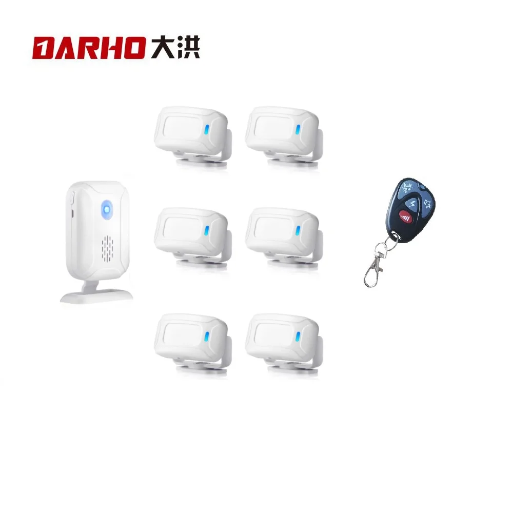 Darho Welcome Chime Wireless Infrared Motion Sensor Alarm Detector LED Night Doorbell Entry Store Shop Window Home Security |