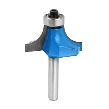 

uxcell Silver Tone Blue Corner Rounding Round Over Router Bit 1/4" x 7/8"