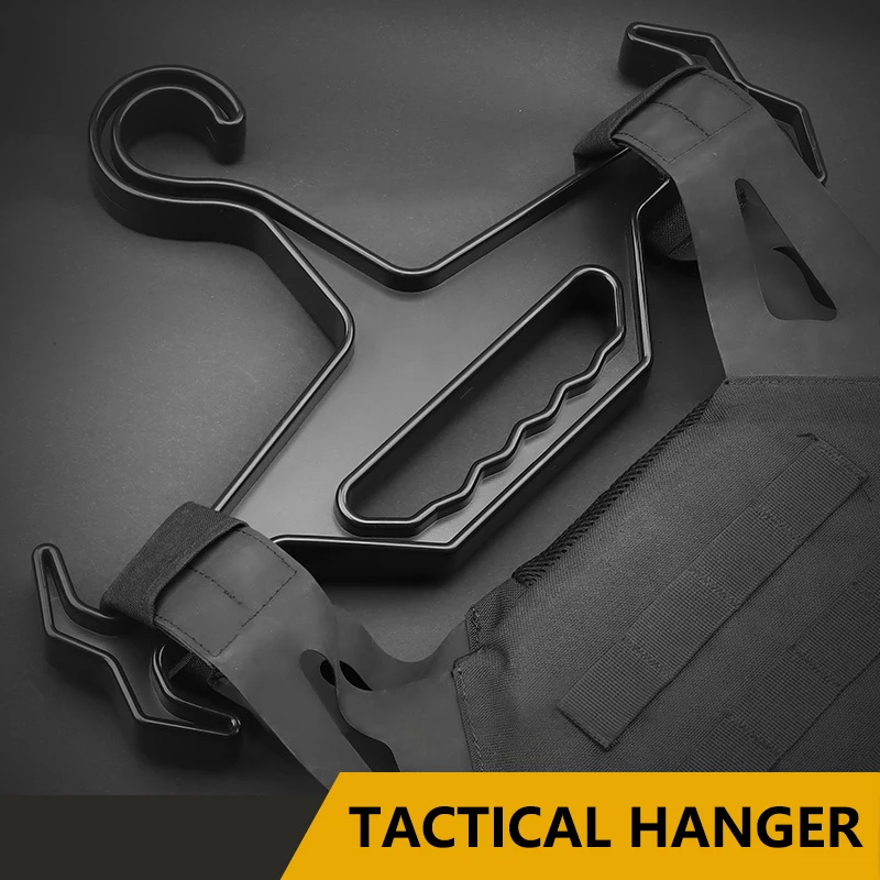 

Heavy Duty Tactical Coat Hanger Durable Hanger for Heavy Coat Tactical vest Utility Durable Airsoft Gear Paintball Equipment