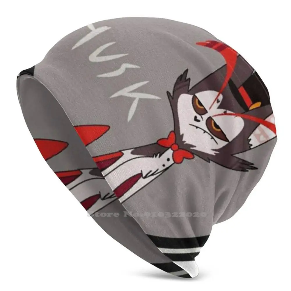 Husk Cute Cap Outdoor Warm Sports Copricapo Skullies Berretti Charlie Husk Cute Cat Devil Cat Hell Cat Alastor Angel Dust Funny