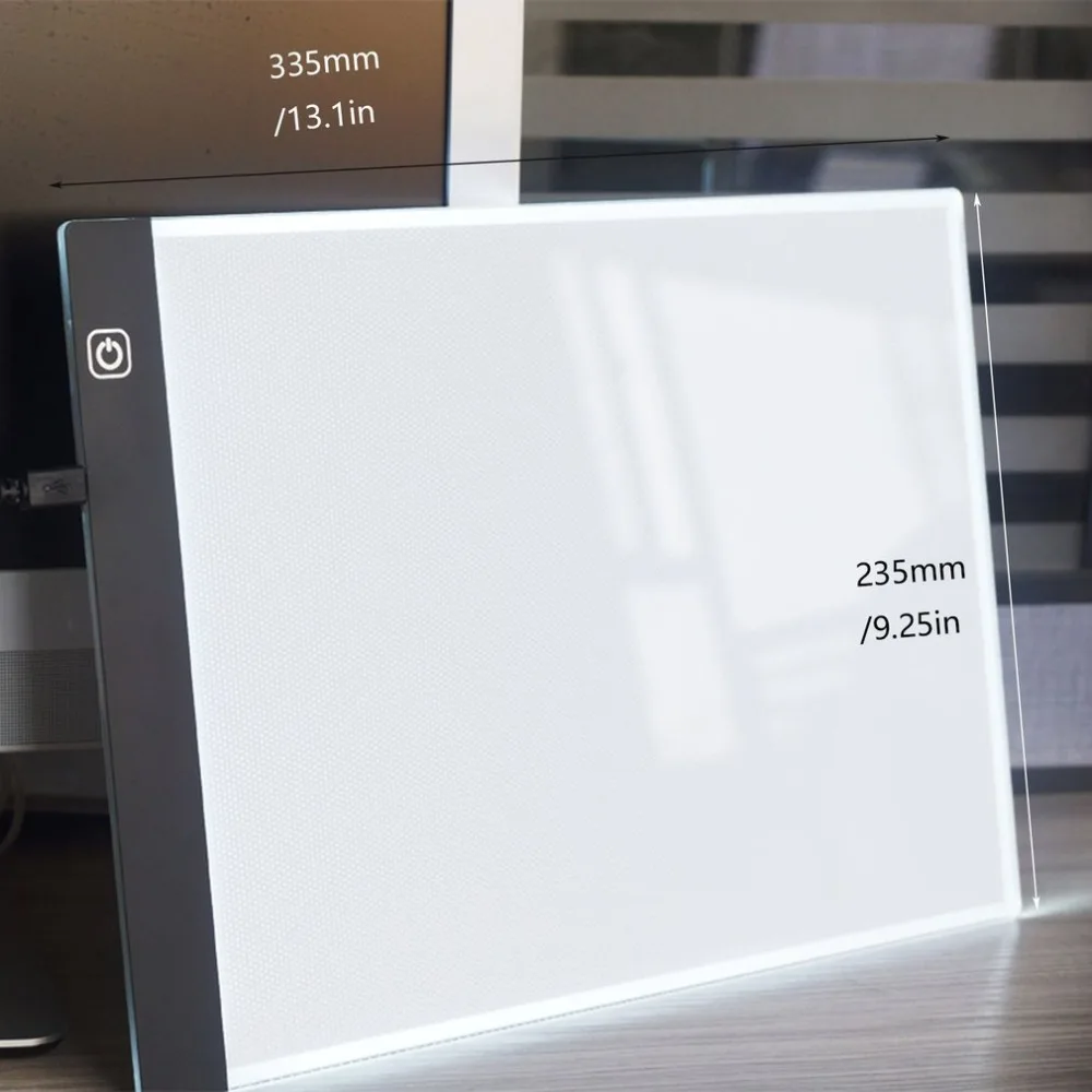 А4 стол Led аниме Linyi светящийся пенетин живопись доска ультра-тонкий копия стол защита глаз трехскоростной затемнения