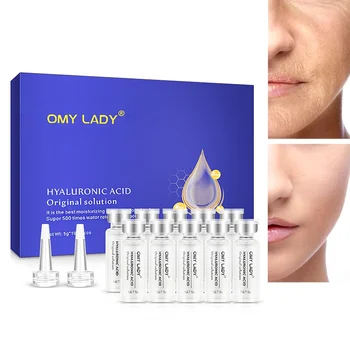 

Recommend Face Skin Hyaluronic Acid Original Facial Serum Anti-aging Deep Moisturizing Anti-wrinkles 10Pcs/set