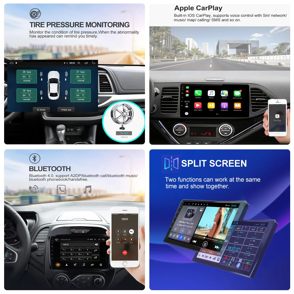 EKIY 9'' 2.5D IPS DSP Android 8.1 Car Radio 4G+64G For Nissan March 2010-13 Stereo Multimedia Video Player GPS Navi Wifi Carplay