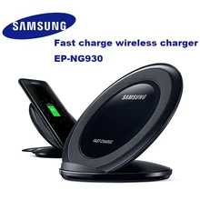 Оригинальное Беспроводное зарядное устройство samsung Qi Pad Быстрая зарядка для Galaxy S10 S9 S8 Plus S7 edge Note10+ iPhone 8 Plus X R 11 max EP-NG930