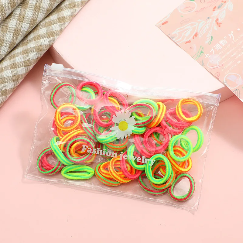 baby accessories girl 50/100pcs/set Small Ellastic Hairbands Colorful Rubber Band Headwear Baby Girls Children Ponytail Holder Gum For Hair Tie boots baby accessories	 Baby Accessories