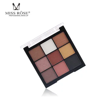 

9 Colors Eye Shadow Matte Shimmer Eyeshadow Compact GIRL's Waterproof Easy to Color Colorful Pearly Matte Eyeshadow Palette