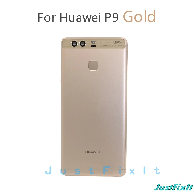 Корпус Батарея Крышка для huawei P9 EVA-L09 EVA-L19 EVA-AL00 дверь задняя Шасси Рама+ отпечатков пальцев Сенсор гибкий кабель