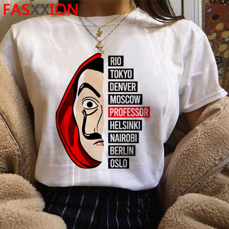 Женская футболка с надписью La Casa De Papel|Футболки| |