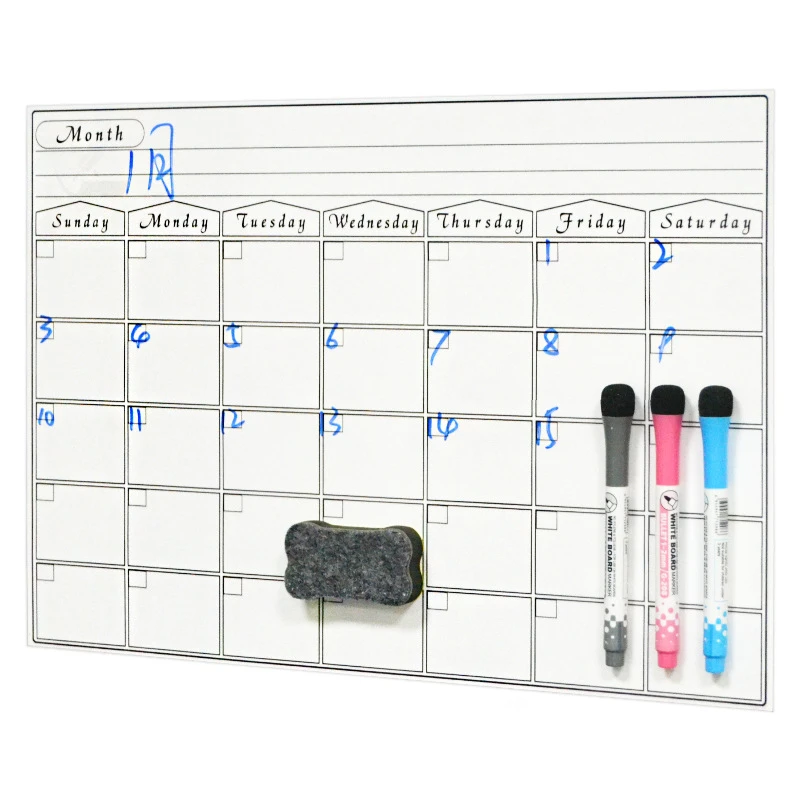 AIDS Nadruk Wind YIBAI A3 Whiteboard Monthly Planner Magnetic Message Board Kitchen Daily  Flexible Bulletin Memo Boards Fridge Drawing Calendar|Drawing Board| -  AliExpress