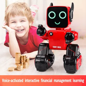 

Intelligent financial services remote control robot toy dancing charging boy early education balance robot