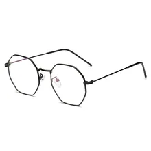 Новые повседневные ретро-очки для чтения художественные солнцезащитные очки унисекс полигон оправа для очков неправильные очки для чтения