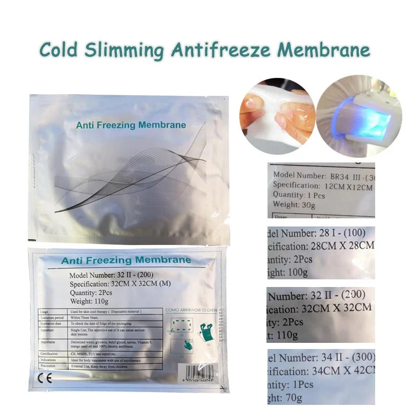 Antifreeze Membrane 27X30 Cm 34X42 28X28Cm Antifreezing Anti-Freezing Cryo Pad For Cryotherapy Anti Freeze | Красота и здоровье
