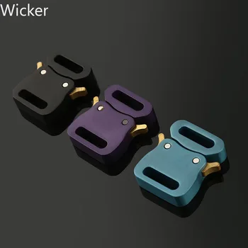 

Aluminum Alloy Side Release Buckle Multi-Function Plating Safety Buckle Rectangle Exquisite Hardware Buckles for Backpacks Belts