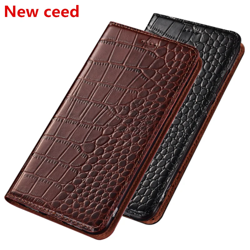  Luxury genuine leather phone bag magnetic holder case card slot for iphone 11 Pro Max/iphone 11 Pro