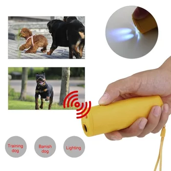 

3 in 1 Anti Barking Stop Bark Dog Training Device LED Ultrasonic Anti Bark Barking Dog Training Repeller Control Trainer device