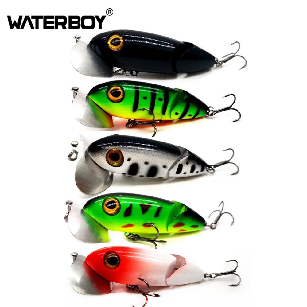 

6cm 8.5g Big Mouth Popper Fishing lure two Section Multi Jointed Lifelike Attractive Topwater Swimming Artificial Fishing Lure