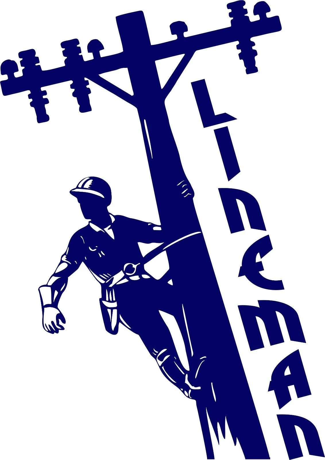 Виниловая наклейка на окно автомобиля для Lineman электрика Wireman Journeyman | Автомобили и