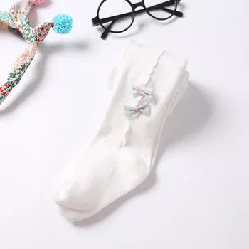 

Children Tube Socks Knee High Sock Bowknot Decor Girl Over Calf Tube Socks Durable New Sale
