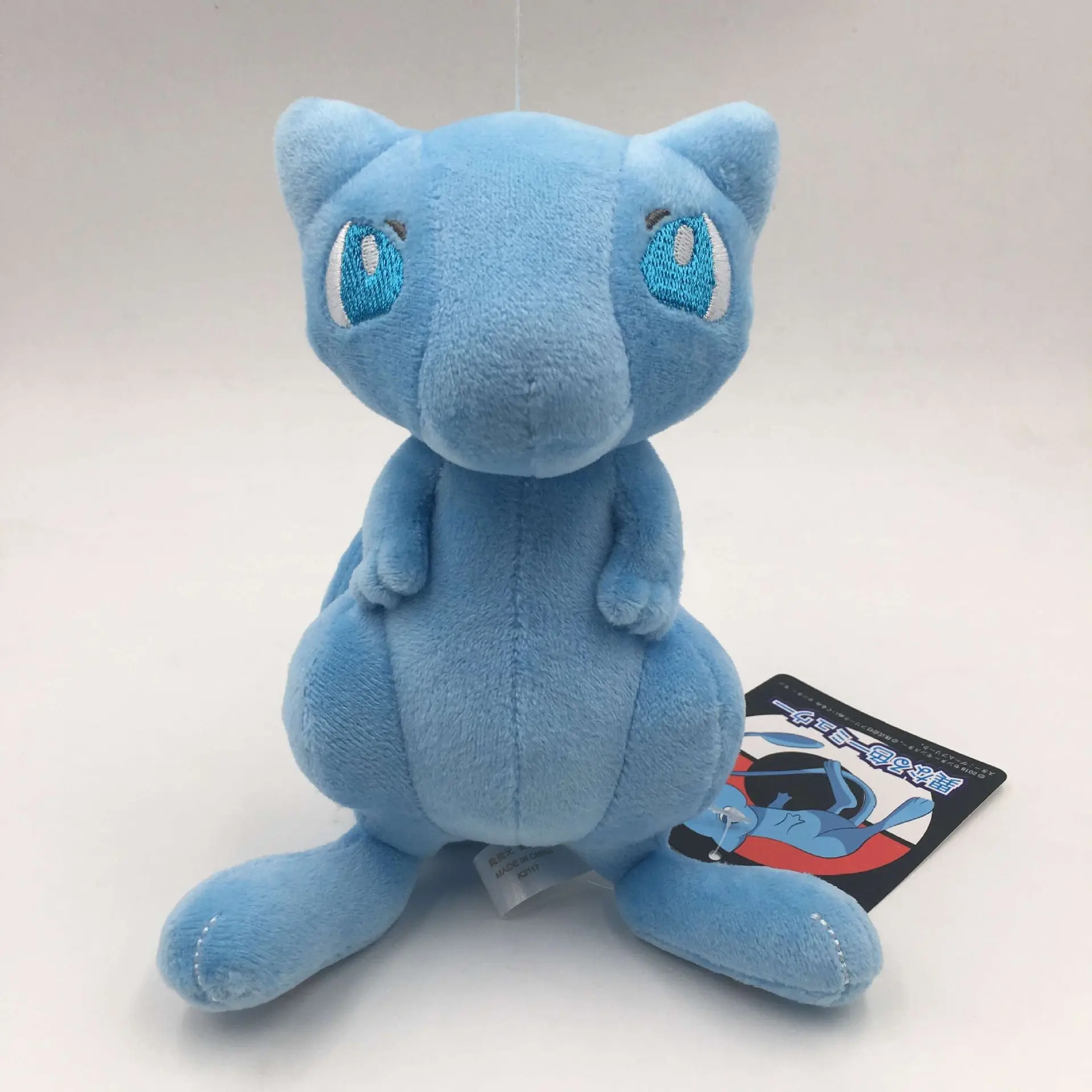 

18cm Mewtwo Mewtu Plush Eevee Ex Gx Mega Doll Blue Mew Cartoon Plush Eeve Action Figure Toy for Kids Xmas Gift