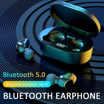 

K1 Mini Sports Bluetooth Headsets Waterproof Wireless Headphones Noise Cancelling Fingerprint Touch Headset with LED Display