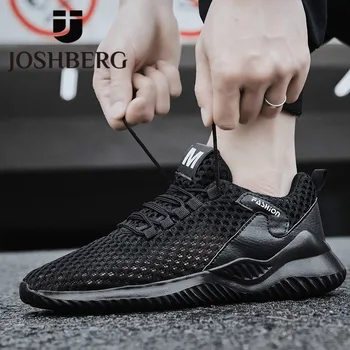 

JOSHBERG New Arrival Hard-Wearing Men Casual Shoes Anti-Slip Height Increase Mens Sneakers Handsome Mens Sneakers Tenis Hombre