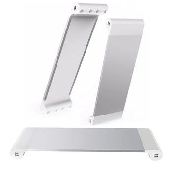 

Smart Base Base Holder Stand Plastic+Aluminum Alloy With 4 Usb Port For Pc Laptops