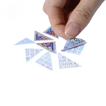 

Custom Hologram Logo Sticker High Quality VOID Hologram Sticker Label For Packaging Security Free Shipping