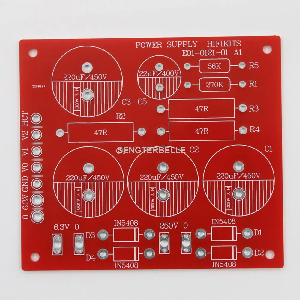 Hifi EL84 Parallel Single-Ended Class A Tube Amplifier PCB With PSU Board PCB