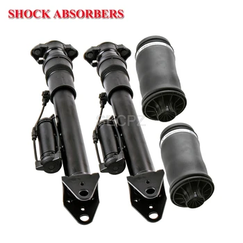 

Rear Air Suspension Shock 2pcs with ADS and 2pcs Air Spring for Mercedes Benz GL ML Class X164 W164 A1643202031 A1643200725