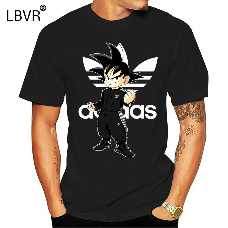 Hijo de Goku Adidas Super Saiyan chico nuevo Unisex tamaño UU. S 2Xl|Camisetas| - AliExpress