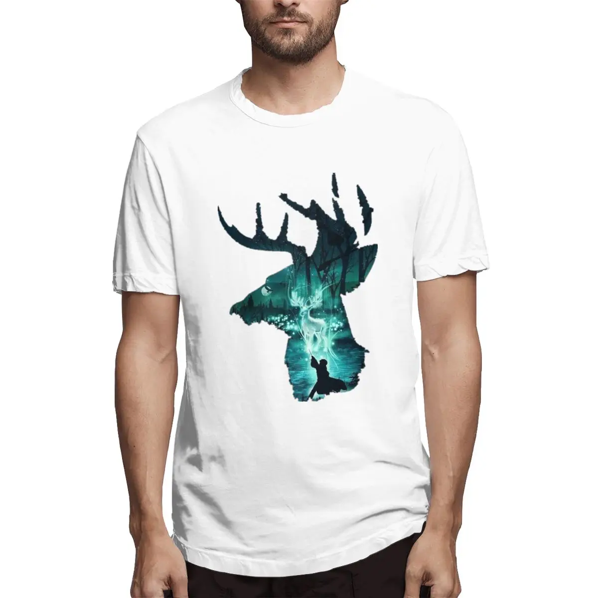 3d Cool Magic Casual O-Neck Men's Short Sleeve T-shirt 100% Cotton Tee Shirt Printed