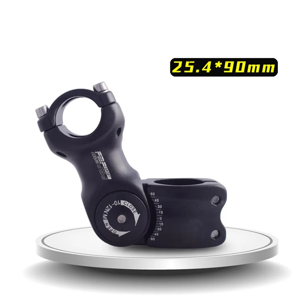 New Active Bicycle Stem Adjustable Angle MTB Road Mountain Bike Stem Aluminum Alloy 6061 For Cycling 31.8mm/25.4mm Handlebar