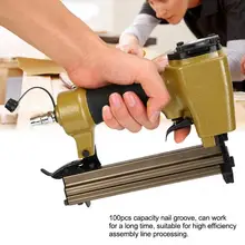 Высокое качество 422J пневматический гвоздь рамка гвоздь пистолет Воздушный пневматический молоток u-тип ногтей 1,2-0,7 мм Рамка степлер инструменты для пистолета с 100 шт гвозди