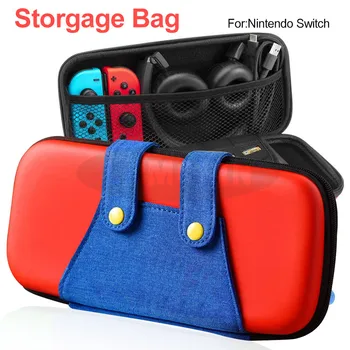 

For Nintendo Switch Host Game Console Bag Mario Multifunctional Storgage Case Ns Horsepower School Bag Handheld Carrying Box
