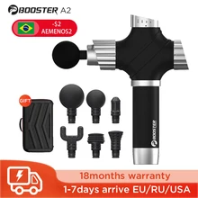 Массажный пистолет Booster A2 для мышц, спортивный терапевтический массажер, стимулятор, расслабление тела, снятие боли, массажер для похудения и формирования Массажный пистолет Booster A2 для мышц, спортивный терапевтический массажер, стимулятор, расслабление тела, снятие боли, массажер для похудения и формирования