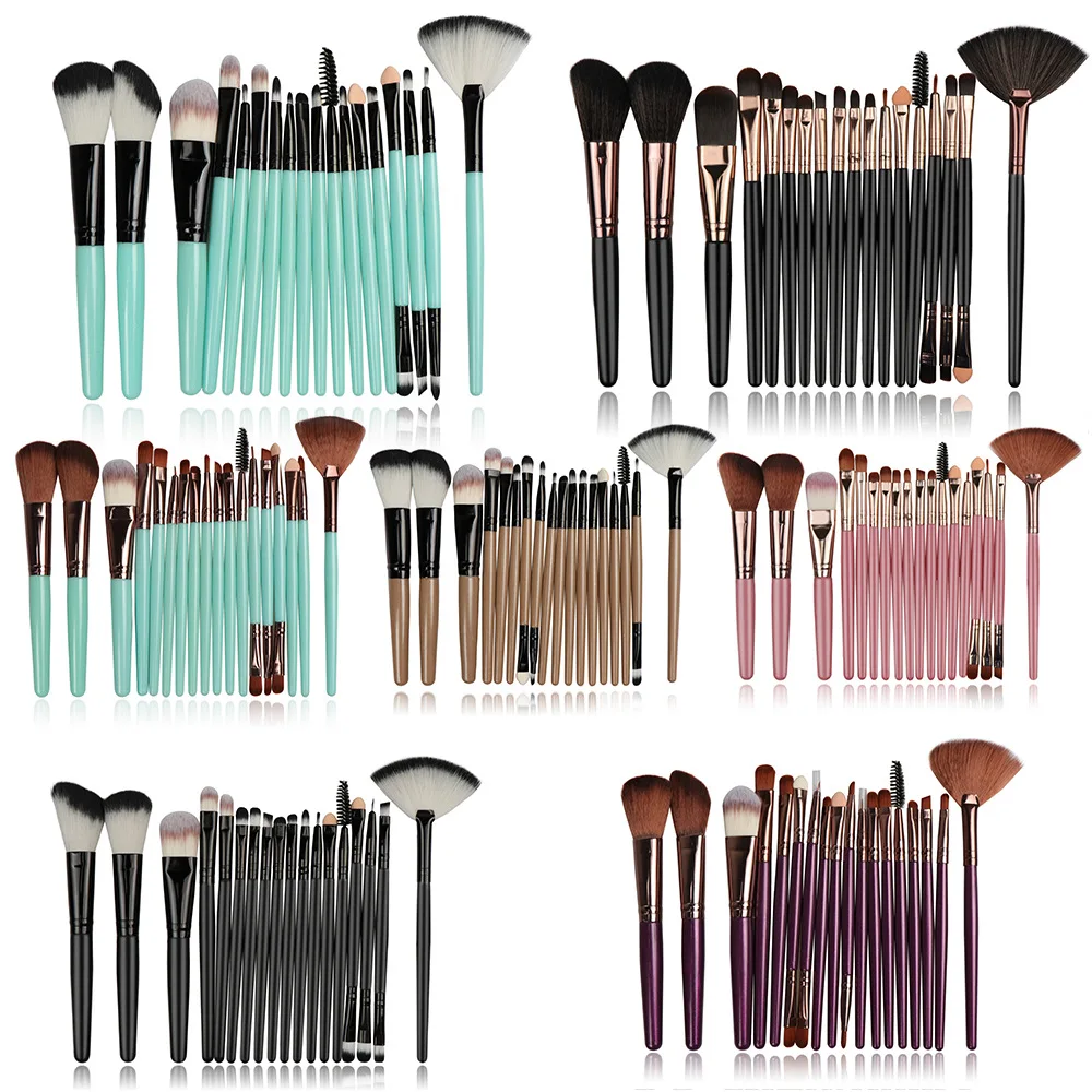 

New Fashion Style 18Pcs Makeup Brushes Tool Set Cosmetic Powder Eye Shadow Foundation Blush Blending Beauty Make Up Brush