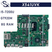 

X541UVK motherboard for ASUS X541UV X541UVK A541U X541UJ F541U X541U K541U R541U laptop motherboard with I5-7200U 8G-RAM GT920M