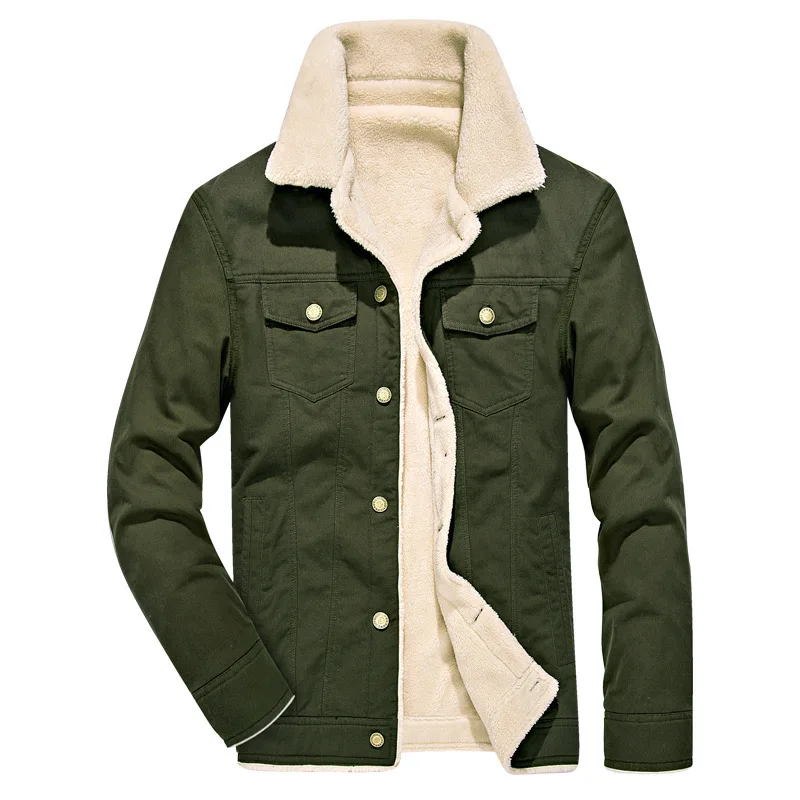Mens Winter Jacket 2019 Plus Velvet Padded Warm Cotton Jacket  Mens Jackets and Coats Designer Clothes Mens High Fashion