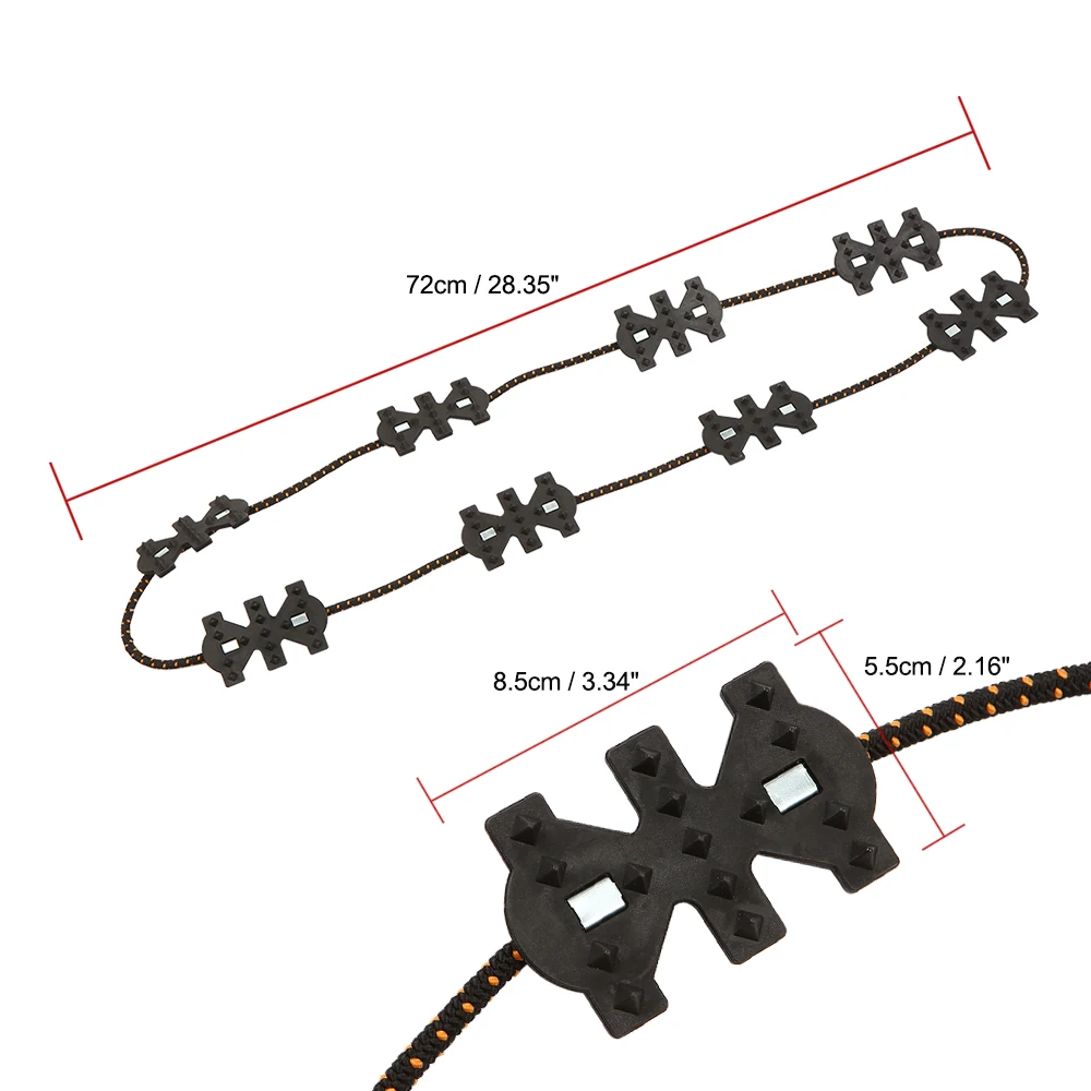 

New Car Snow Chains Anti Slip Snow Chains Tire Emergency Winter Driving Fits for Universal Cars Truck