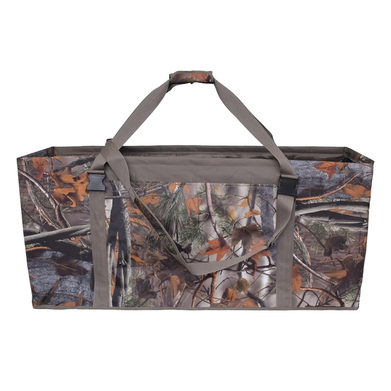 

12 Slot 3D Lifelike Duck Decoy Bag with Padded and Adjustable Shoulder Strap for Outdoor Hunting Camping