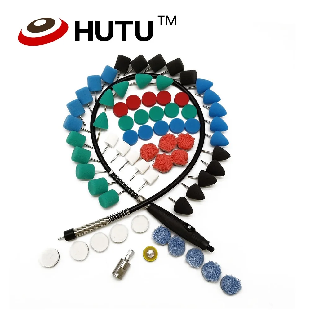 

Mini Polishing Kit For Car Beauty Detailing Polisher Extention Tools Car Polishing Pad Kit for Rotary Polisher